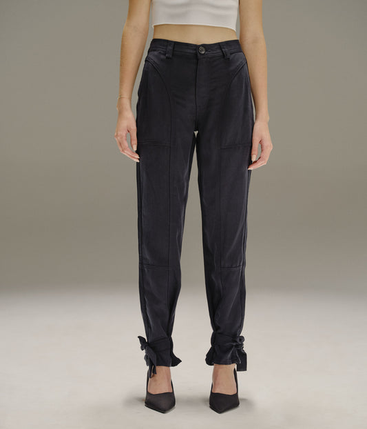 DARCY - CINCHED ANKLE TROUSER - NEWPORT BLUE